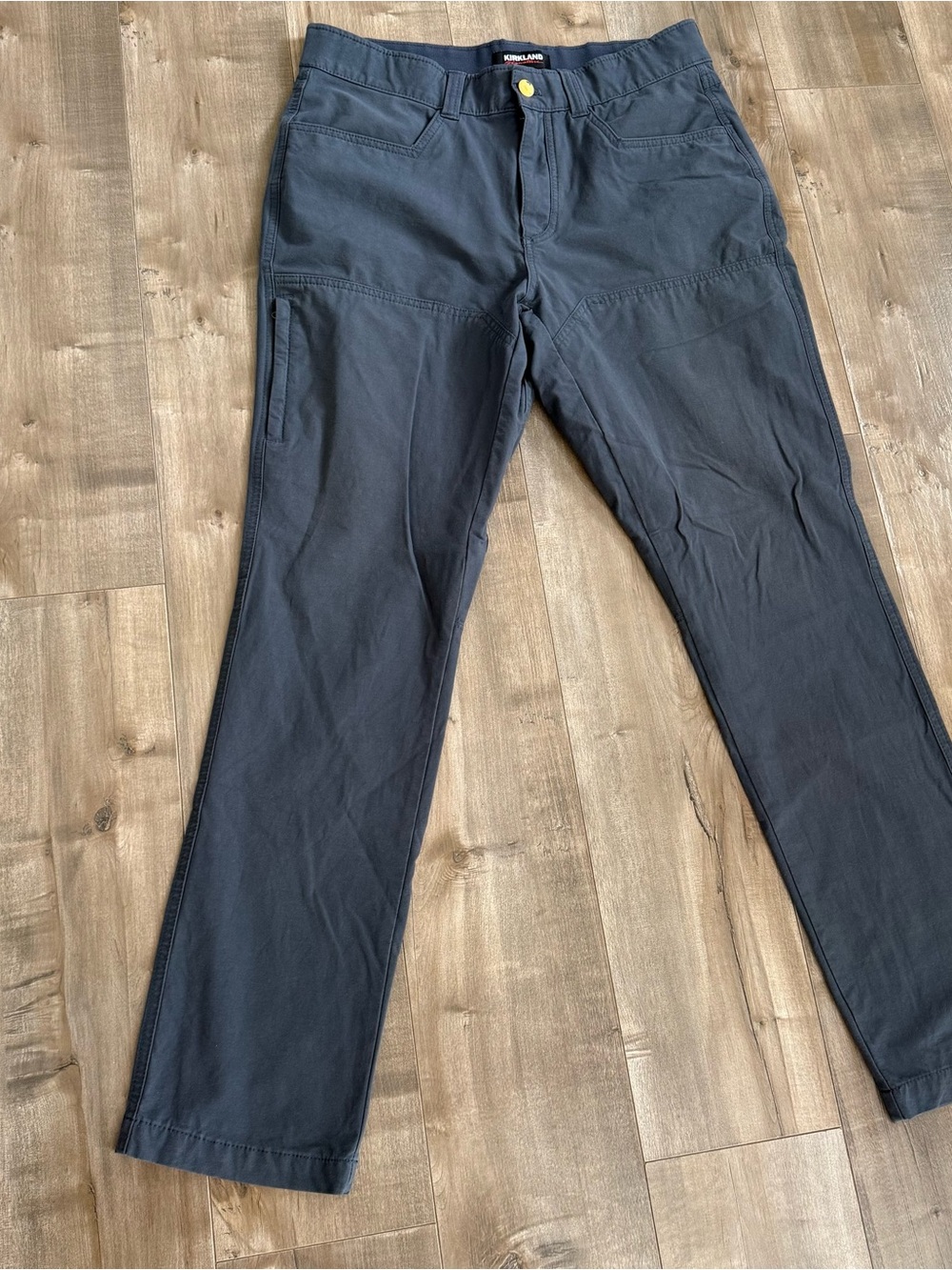 Kirkland Signature Stretch Tech Pants 32 x 32 Dark Gray Cotton Nylon Golf